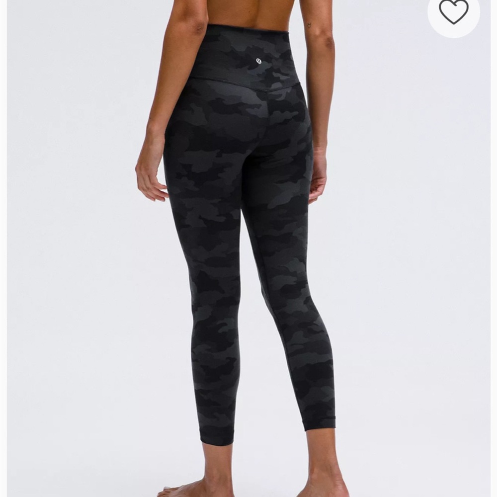 Women's Black Camouflage Leggings